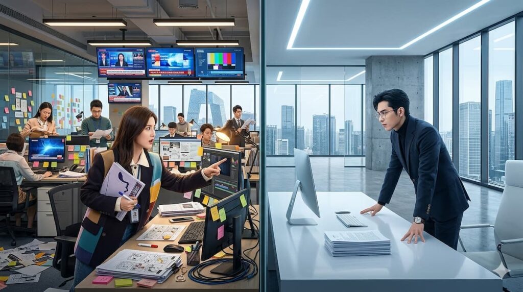 "Comparación visual de los personajes principales y sus características psicológicas en análisis completo de Solo por Amor drama chino 2023"