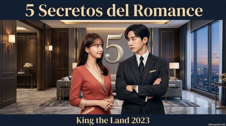 Análisis de King the Land 2023: Gu Won (Lee Jun-ho) y Sa-rang (Im Yoon-ah) en el King Hotel, mostrando los 5 secretos del romance psicológico del drama coreano