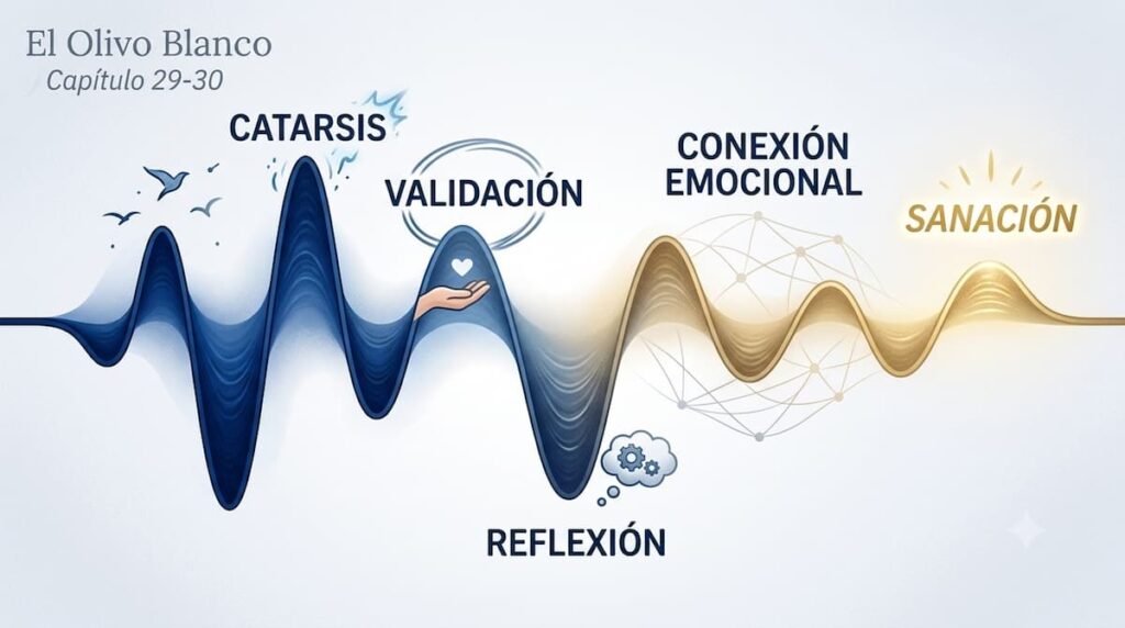 Impacto psicológico y emocional del drama El Olivo Blanco 2025 en la audiencia y catarsis espectatorial