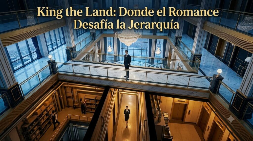 Escena del King Hotel en King the Land: donde romance y drama corporativo colisionan