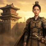 "Zhou Ye como He Yan en uniforme militar en Leyenda de la Generala 2025, drama chino"