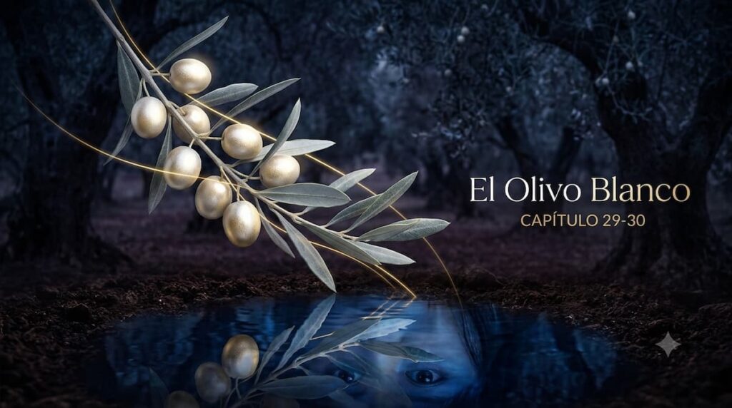 Rama de olivo blanco representando sanación emocional, trauma y esperanza en El Olivo Blanco 2025