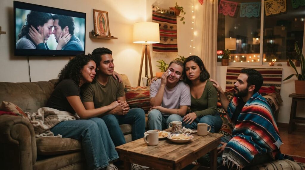Jóvenes mexicanos viendo dramas asiáticos, ejemplo real de apropiación simbólica en dramas asiáticos
