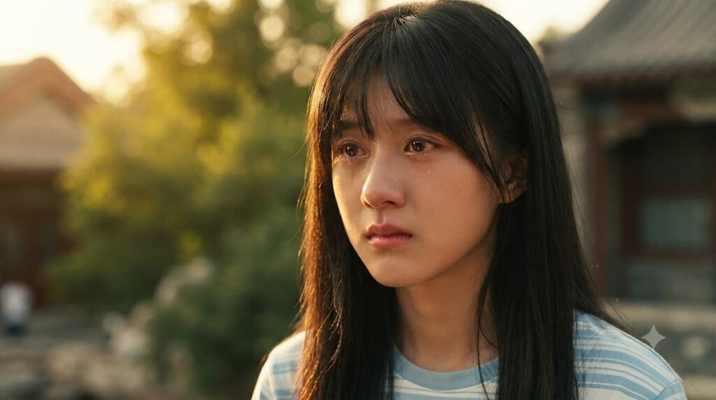 Bao Shang'en interpretando a Zhou Wan en Verano sin Fin 2026, estudiante brillante atrapada en dilema moral