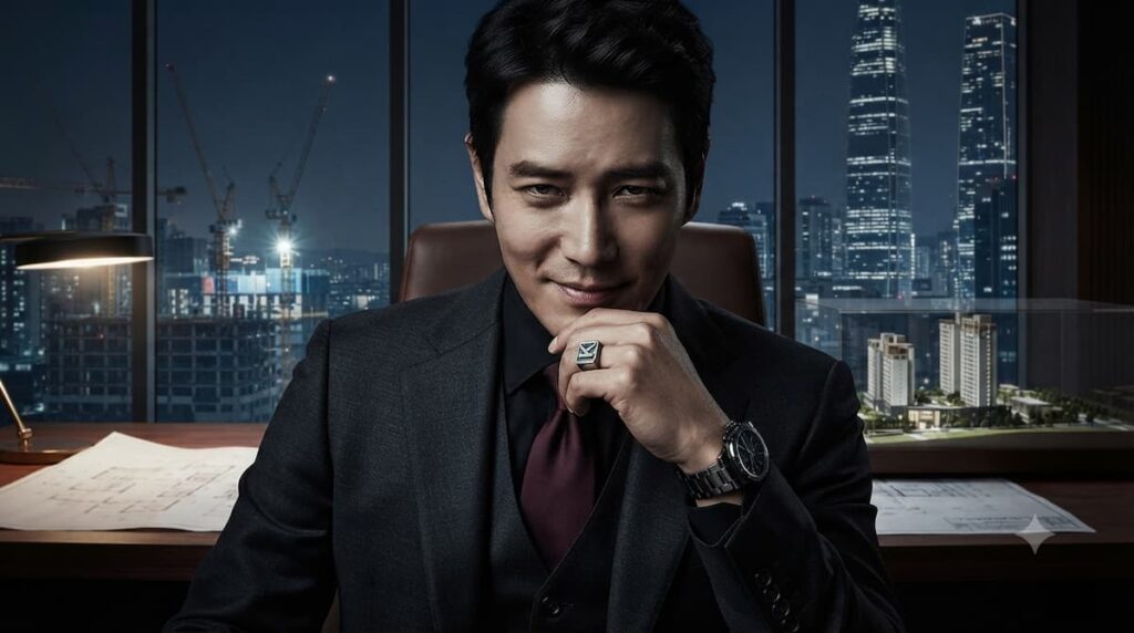 Joo Sang-wook como Joo Kang-chan, director ejecutivo de Juhak Construction