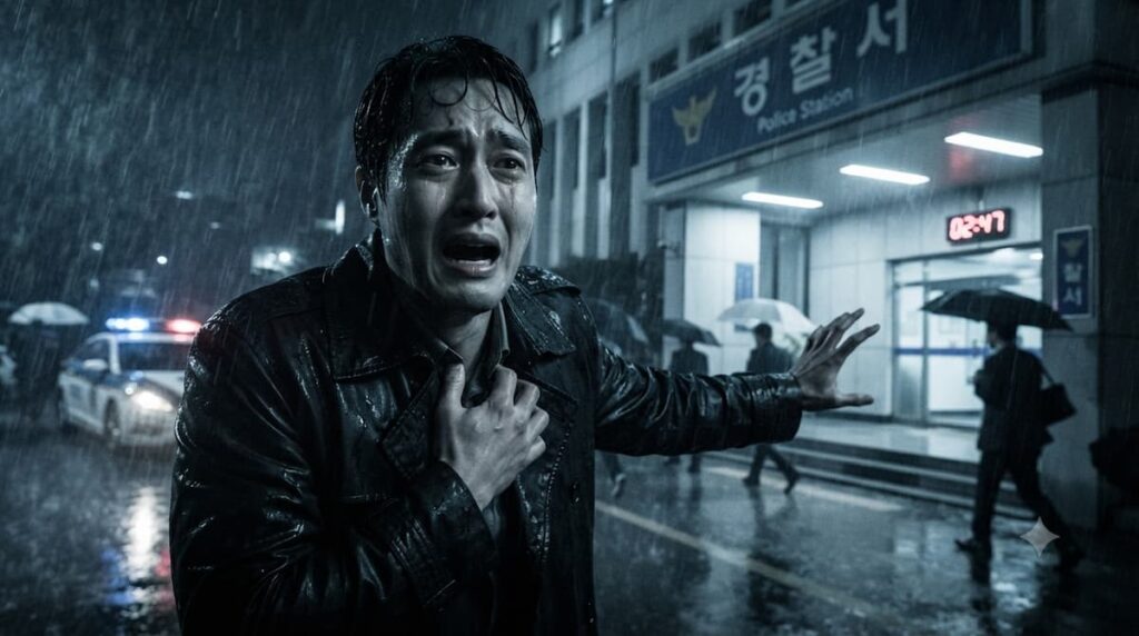 So Ji-sub como Kim Do-hyeon en el momento de descubrir el secuestro de su hija