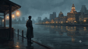 Overdo drama chino 2026 análisis — silueta de protagonista en el Shanghái de la era republicana
