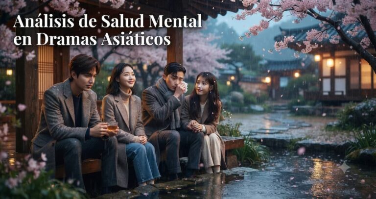 Análisis de salud mental en dramas asiáticos con personajes en diferentes estados emocionales