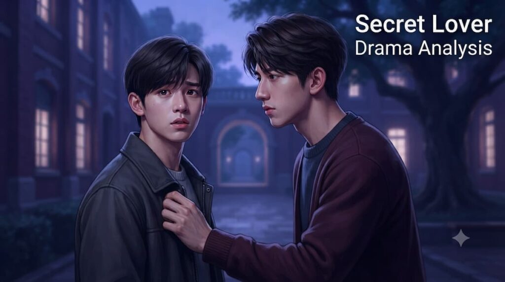 Lu Jun Xi y Han Tuo en Secret Lover, drama taiwanese boys love con análisis de dinámicas emocionales