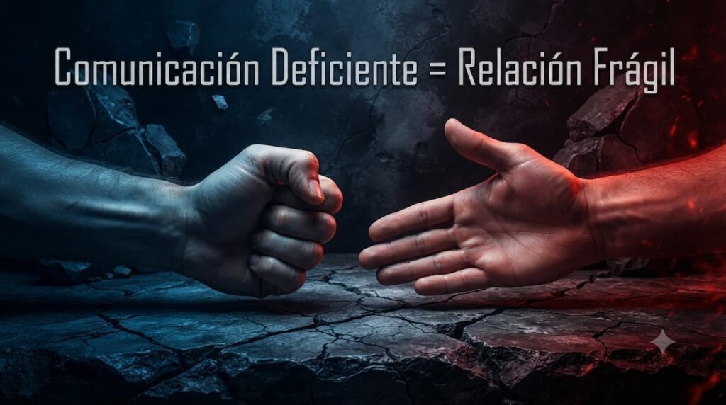 Representación visual de comunicación deficiente entre personajes, símbolo de 'piedra papel tijera' de Secret Lover drama