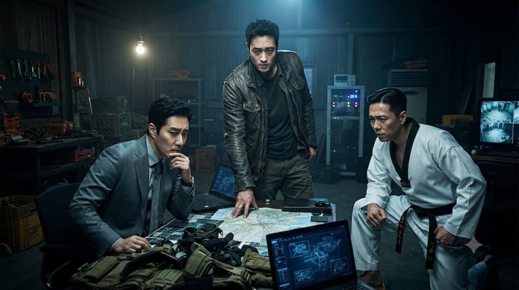 Seong Han-su, Kim Do-hyeon y Park Jin-cheol en alianza estratégica
