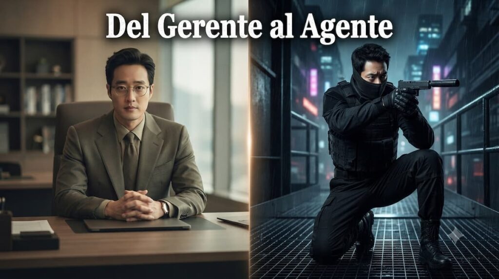 Comparativa de vestuario de Kim Do-hyeon en su vida civil versus su identidad de agente