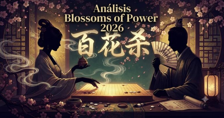 Análisis de Blossoms of Power drama chino 2026 con personajes Shen Xihe y Xiao Huayong en intriga palaciega