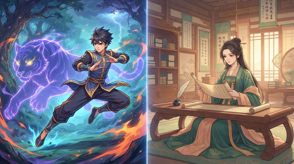Comparación visual de dos estilos de animación dentro de los estrenos de anime julio y agosto 2026