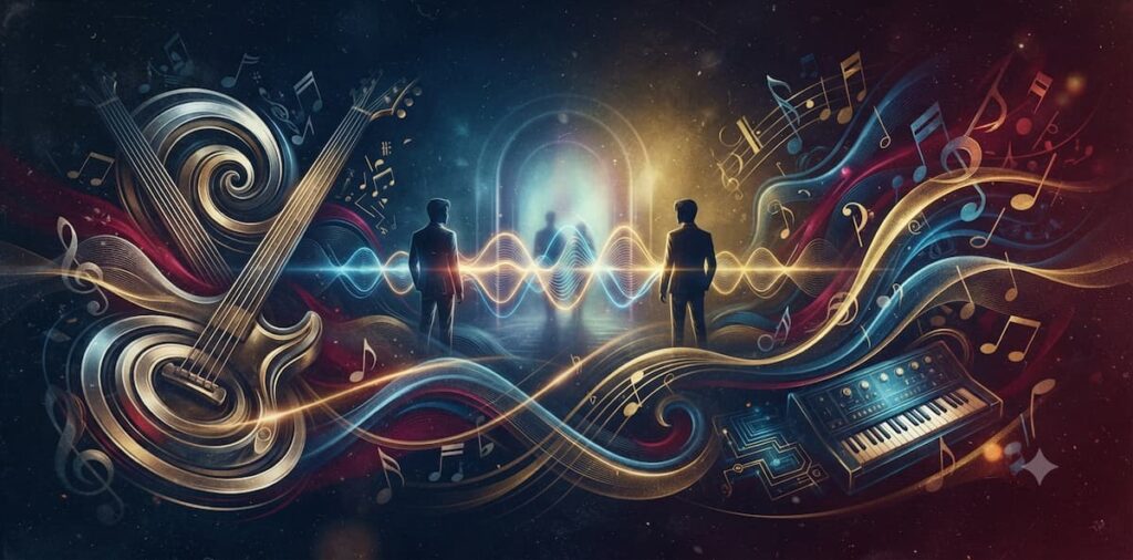Análisis de la banda sonora de KinnPorsche serie tailandesa 2022 producida por Slot Machine, mostrando cómo la música define la psicología emocional de los personajes principales del drama de acción y romance