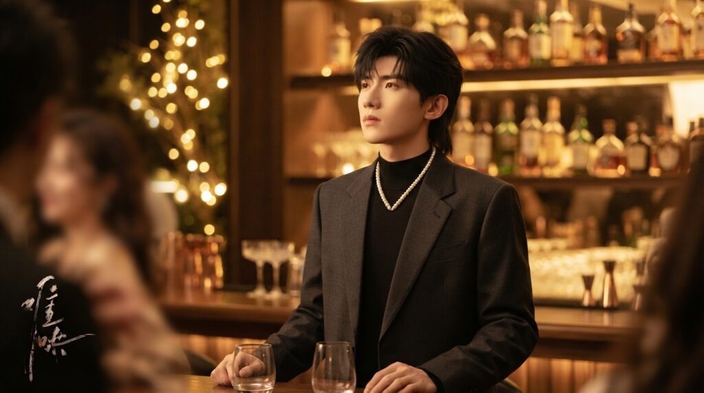 Retrato de Sang Yan en el bar del drama Primer Amor, personaje principal del análisis de traumas y amor no correspondido