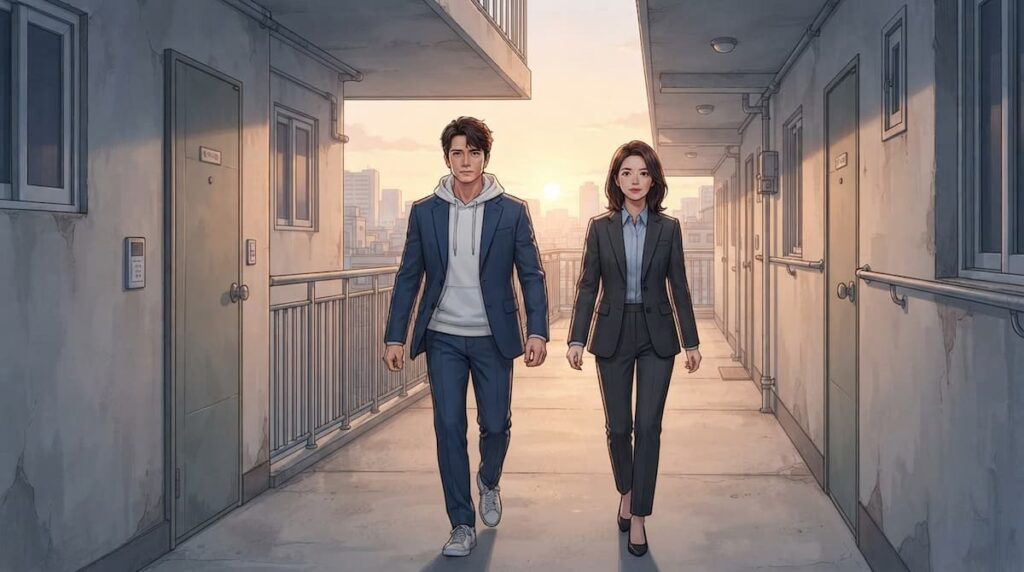 Park Hae-gang y Kang Ha-ri, unidos tras el giro final