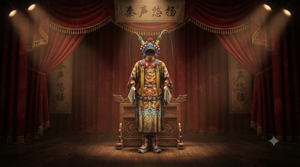 Vestuario de ópera tradicional china representando The Protagonist en el top 10 c-dramas de 2026