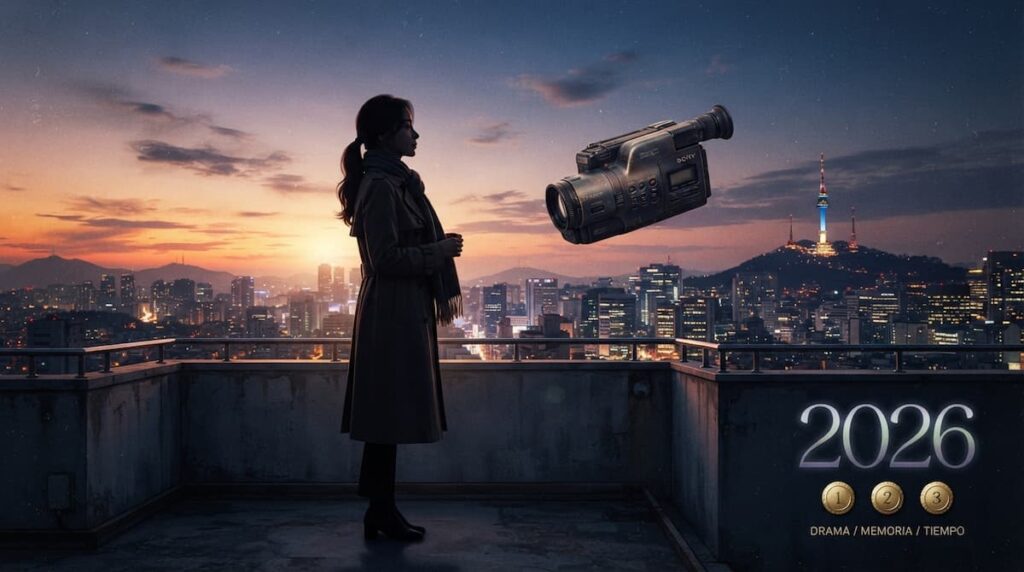 Imagen destacada del análisis de Dive into You personajes, con Seúl, un camcorder y el año 2026.