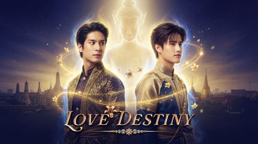 Pareja tailandesa en drama de reencarnación Love Destiny 2026, mostrando conexión eterna, análisis de dramas asiáticos septiembre 2026