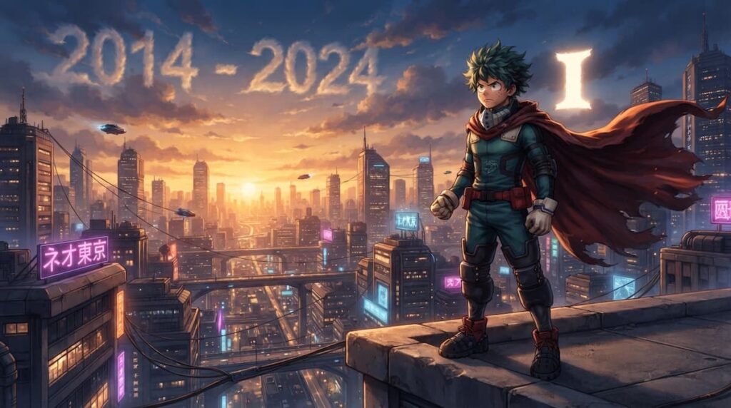 Análisis de personajes de Mi Héroe Academia tras una década de historia del anime.