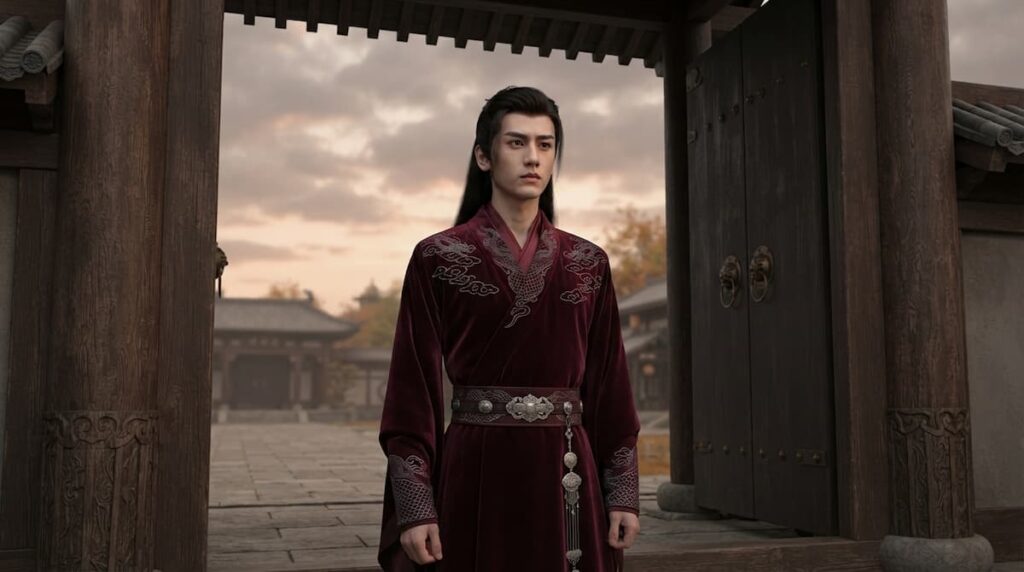 Ilustración de joven líder de clan en una de las mejores series de Zhang Linghe, My Journey to You